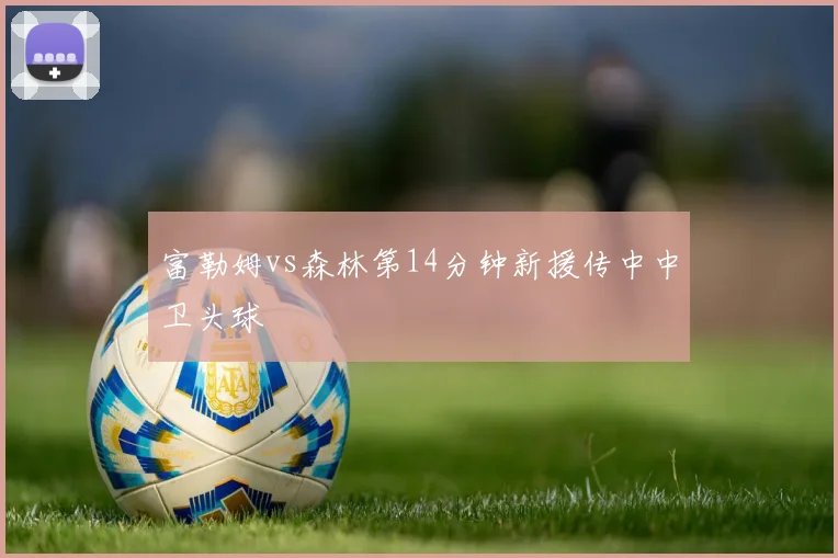 富勒姆vs森林第14分钟新援传中中卫头球